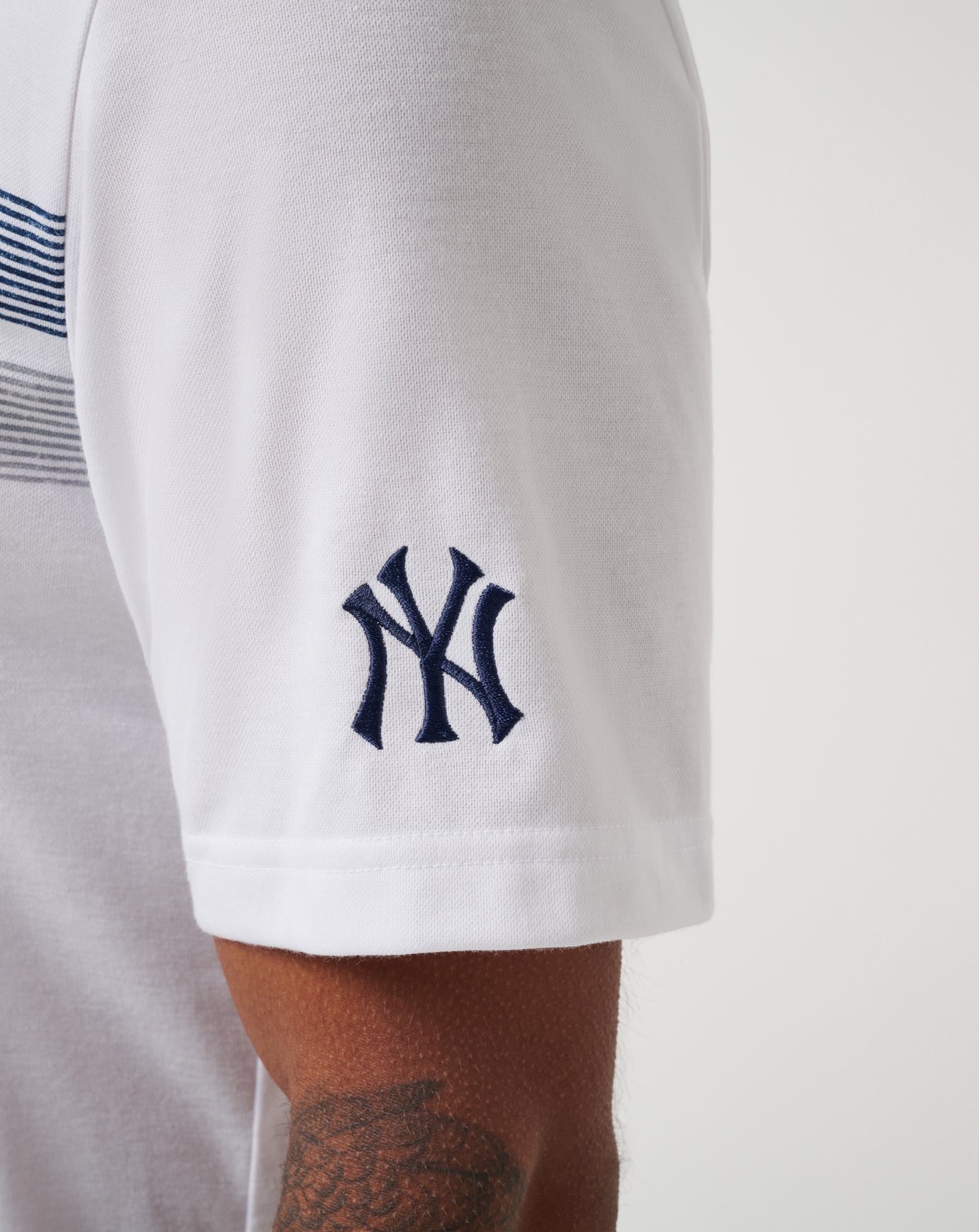 New York Yankees Top Recruit Polo Men|Game Day|New/White