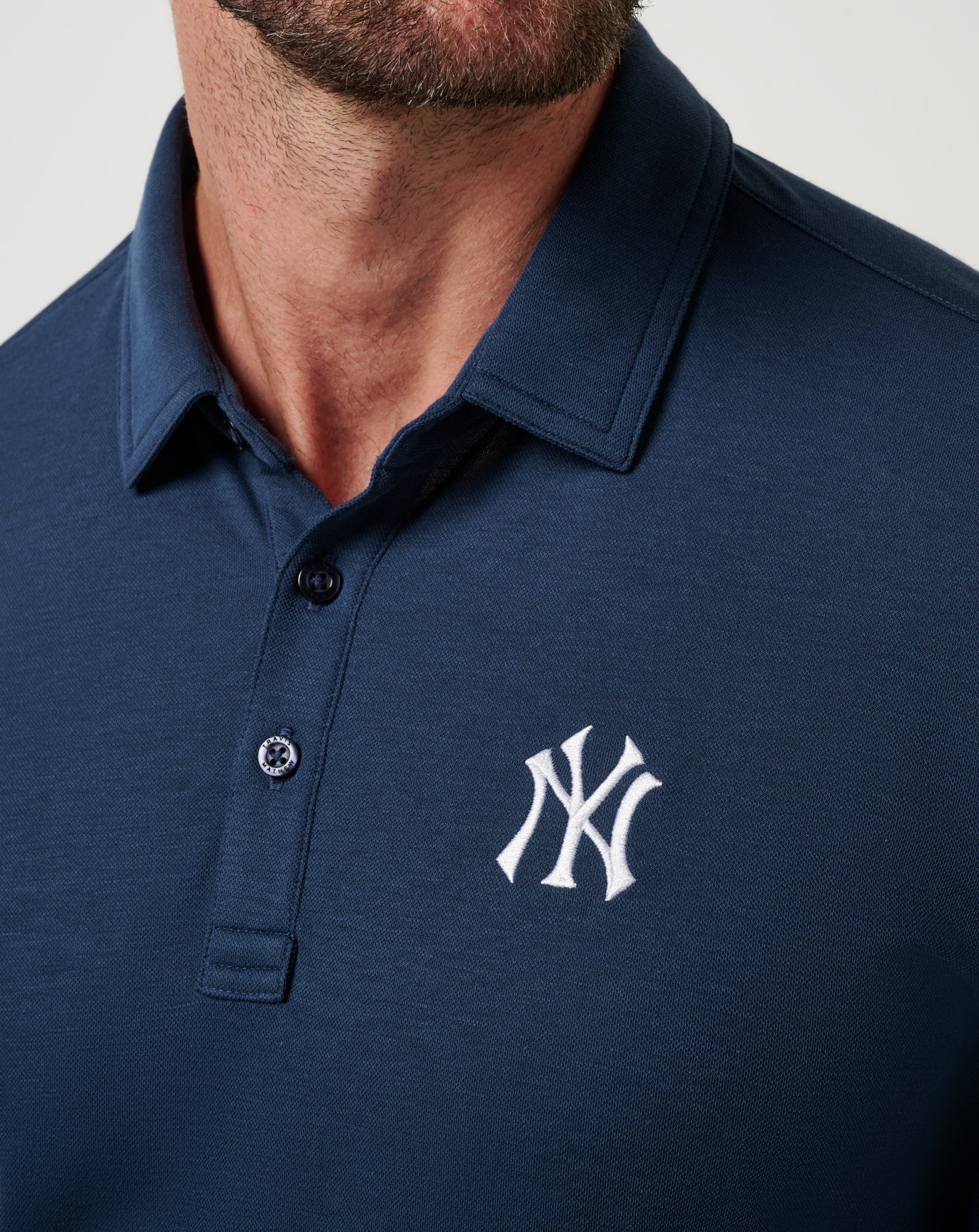 New York Yankees Playoff Pitch Polo Men|Game Day|New/Navy