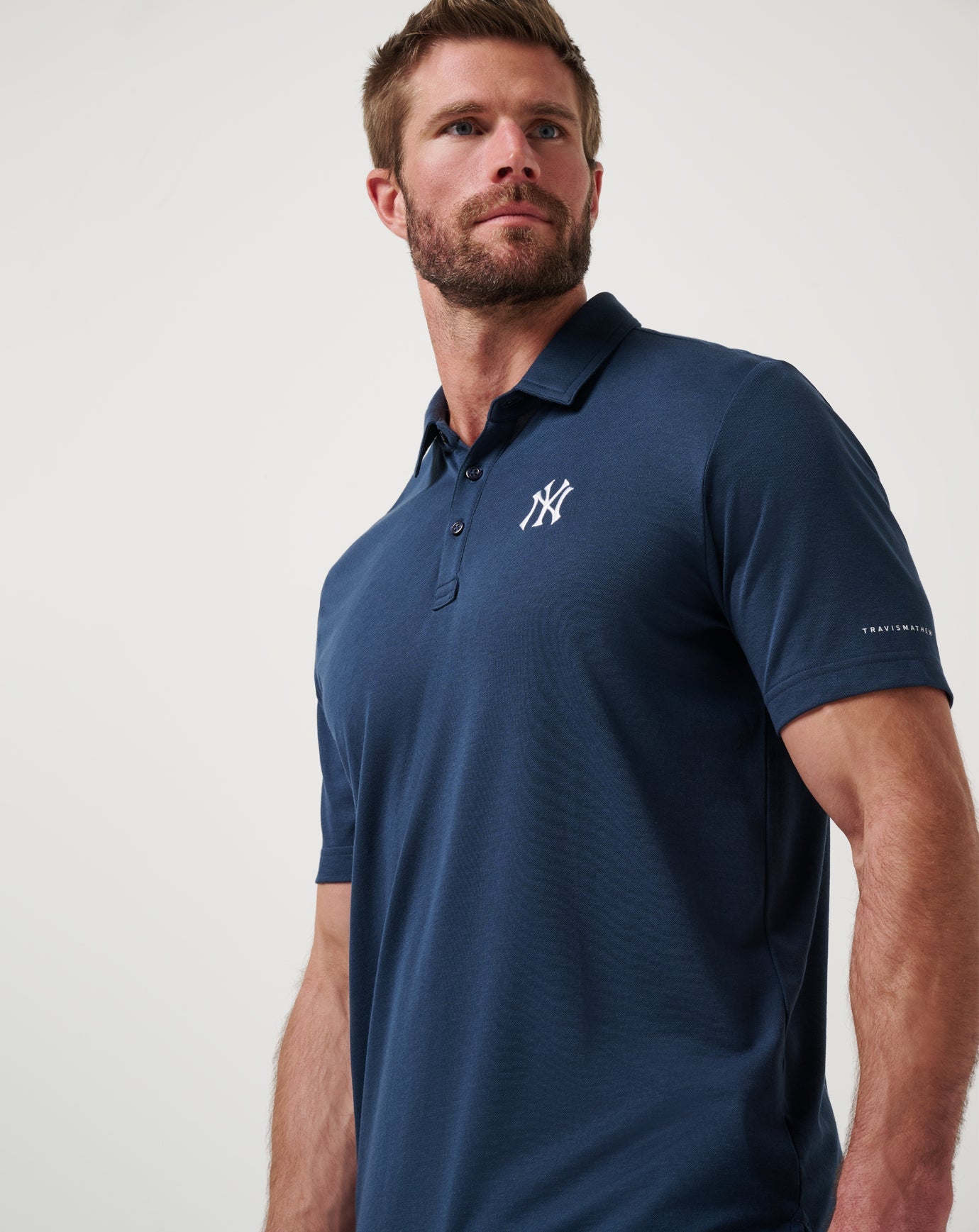 New York Yankees Playoff Pitch Polo Men|Game Day|New/Navy