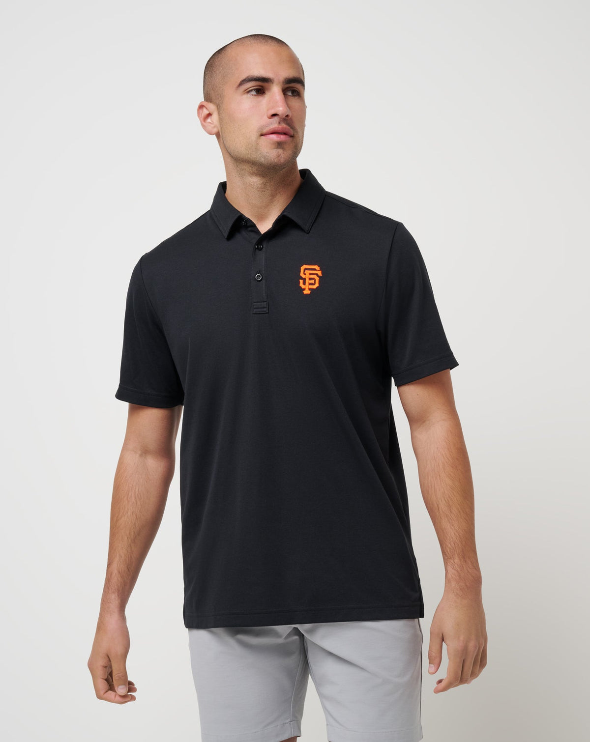 San Francisco Giants Playoff Pitch Polo Men|New/Black