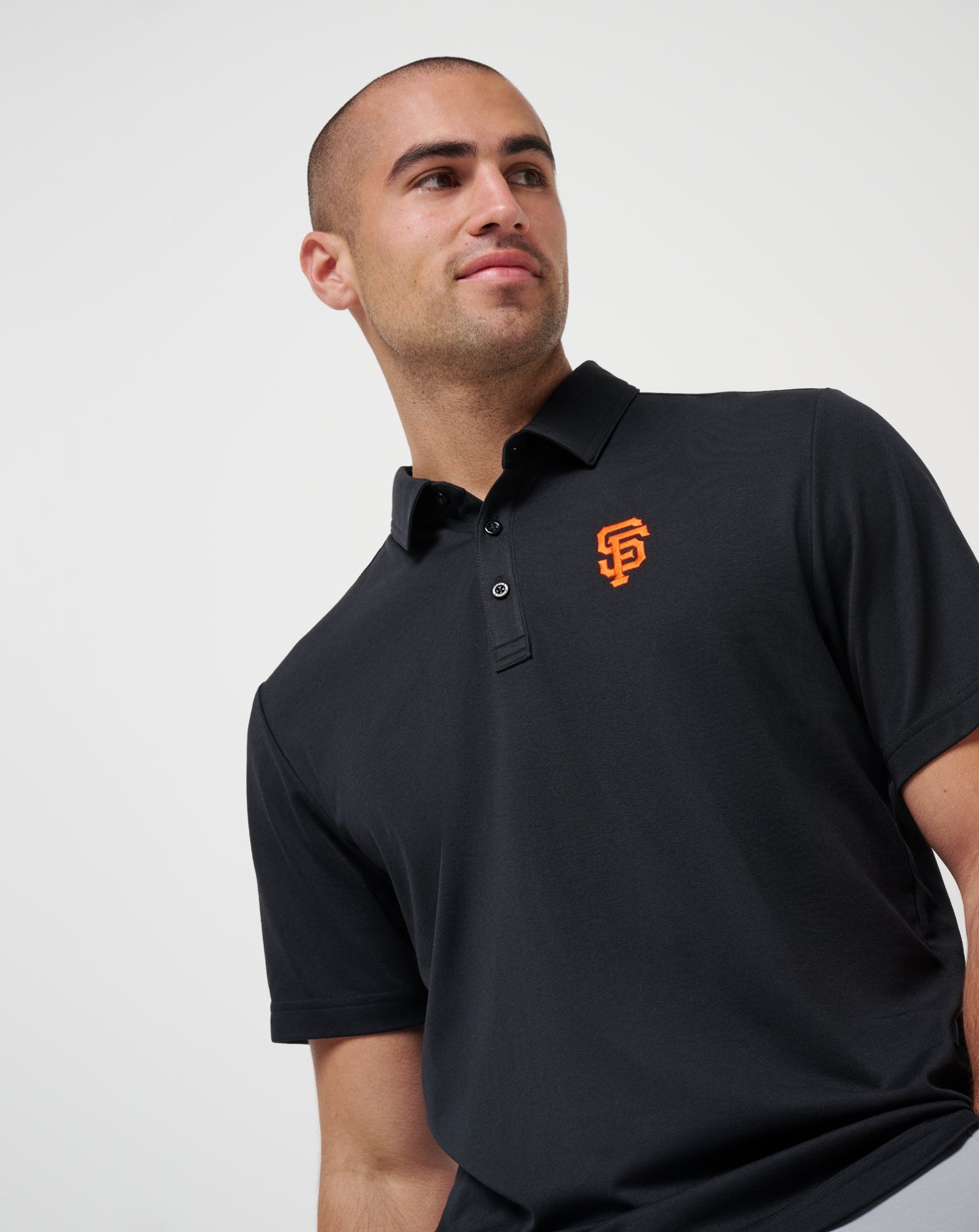San Francisco Giants Playoff Pitch Polo Men|New/Black