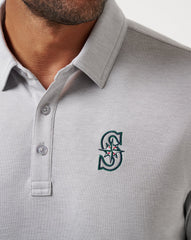 Seattle Mariners Playoff Pitch Polo Men|Game Day|New/Heather Grey