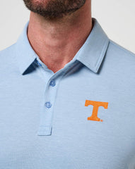 Tennessee School Pride Polo Men|Game Day|New/Heather Blue