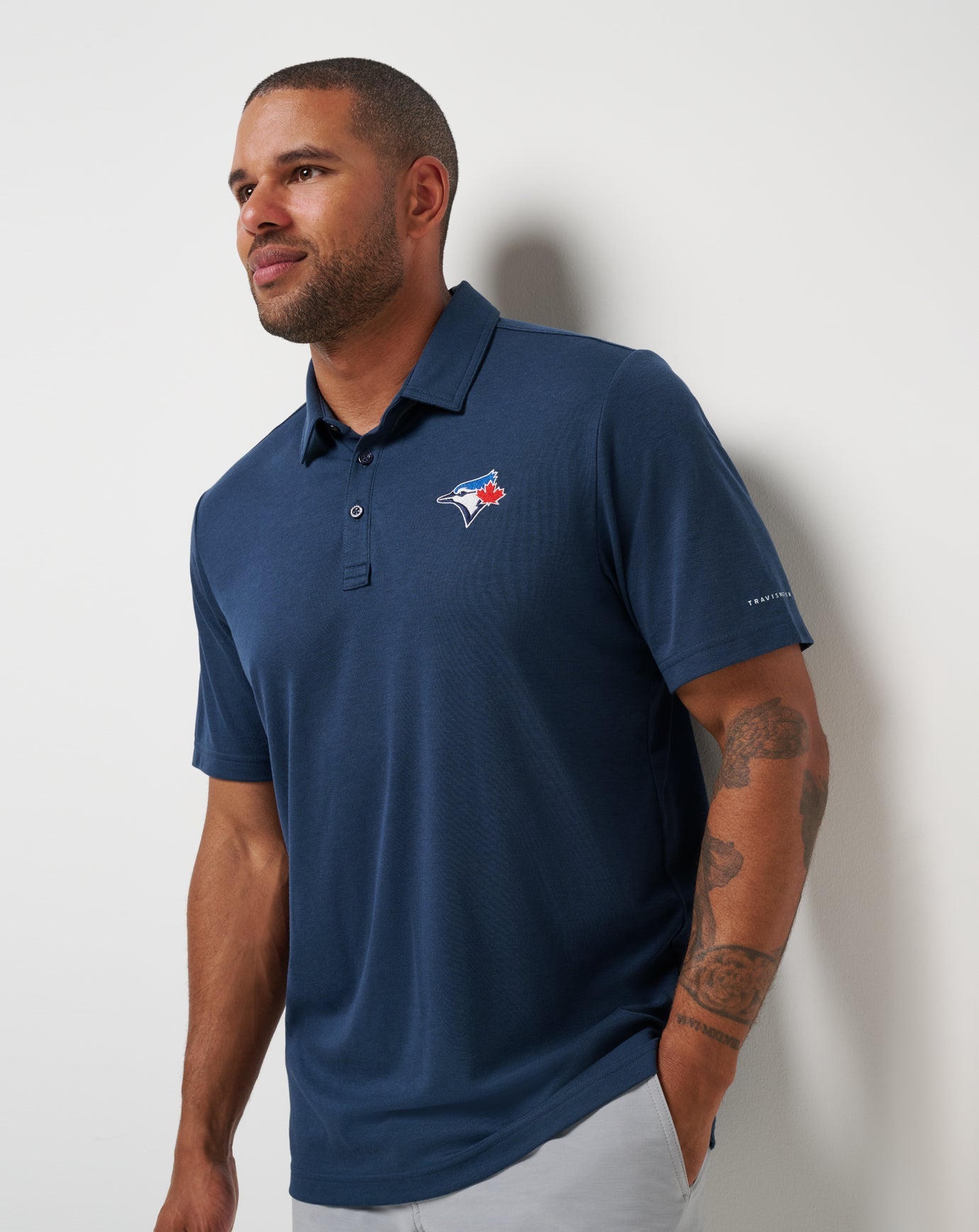 Toronto Blue Jays Playoff Pitch Polo Men|Game Day|New/Navy