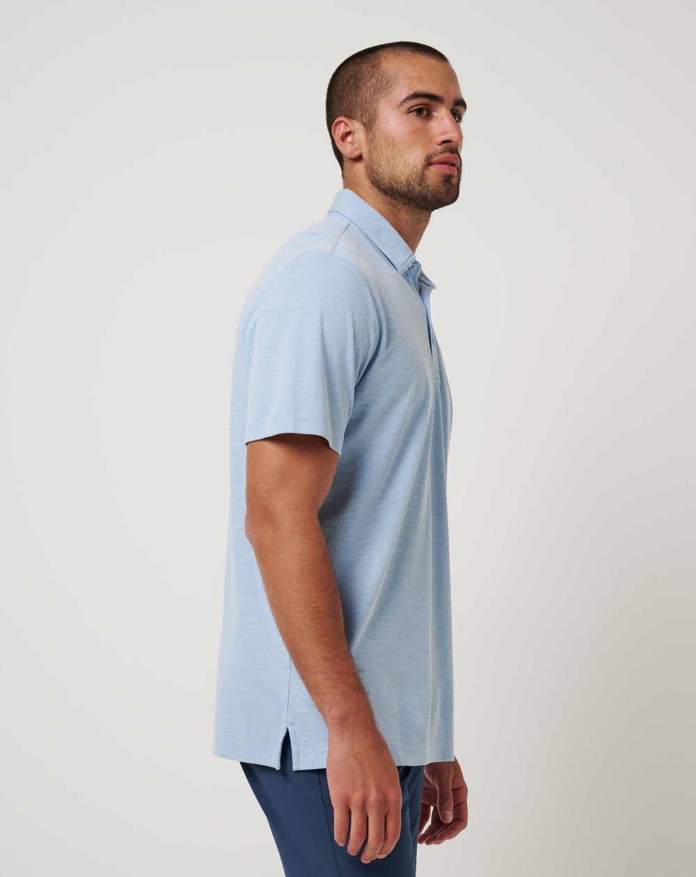 Philadelphia Phillies Playoff Pitch Polo Men|Game Day|New/Heather Blue