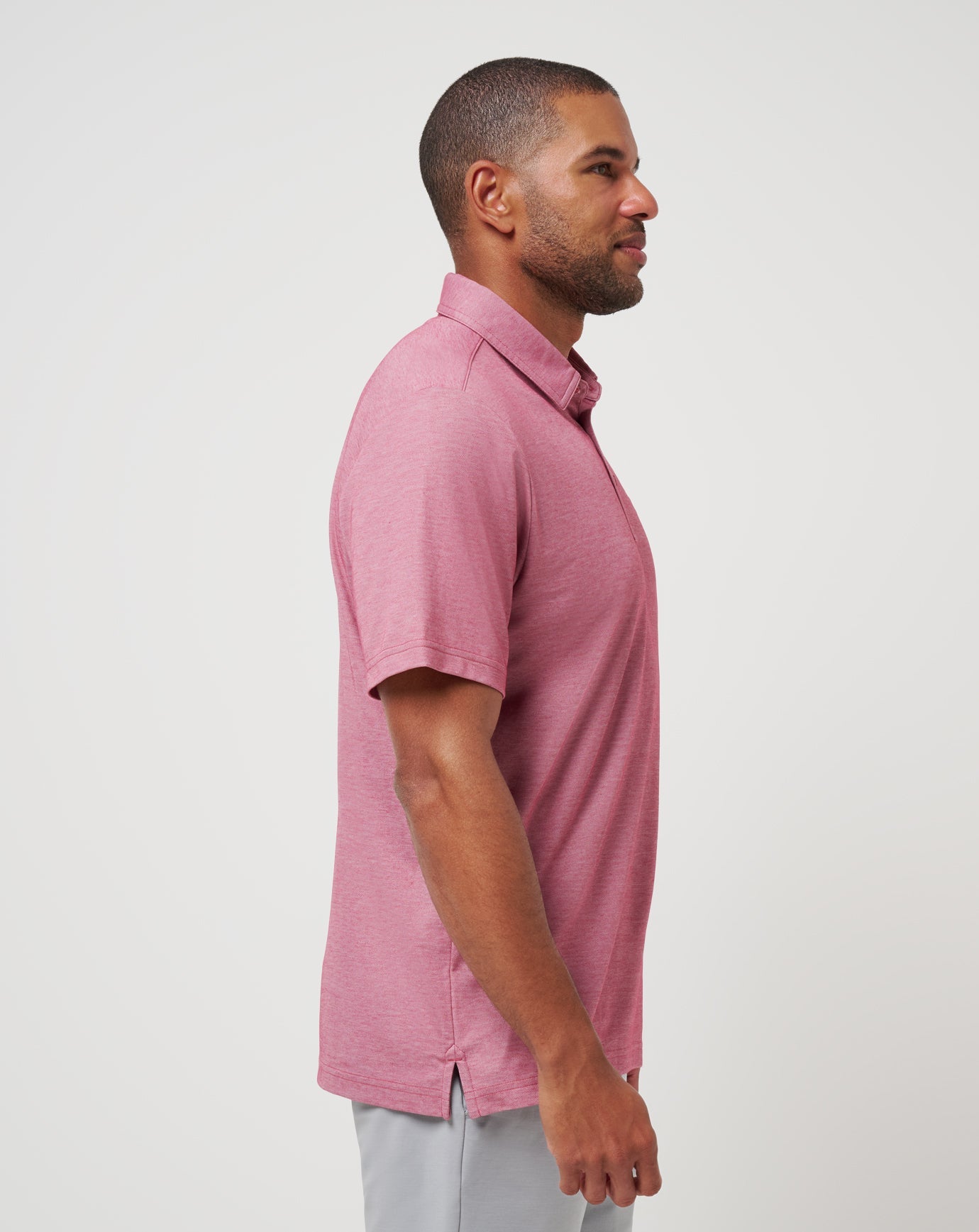 St Louis Cardinals Playoff Pitch Polo Men|New/Heather Red