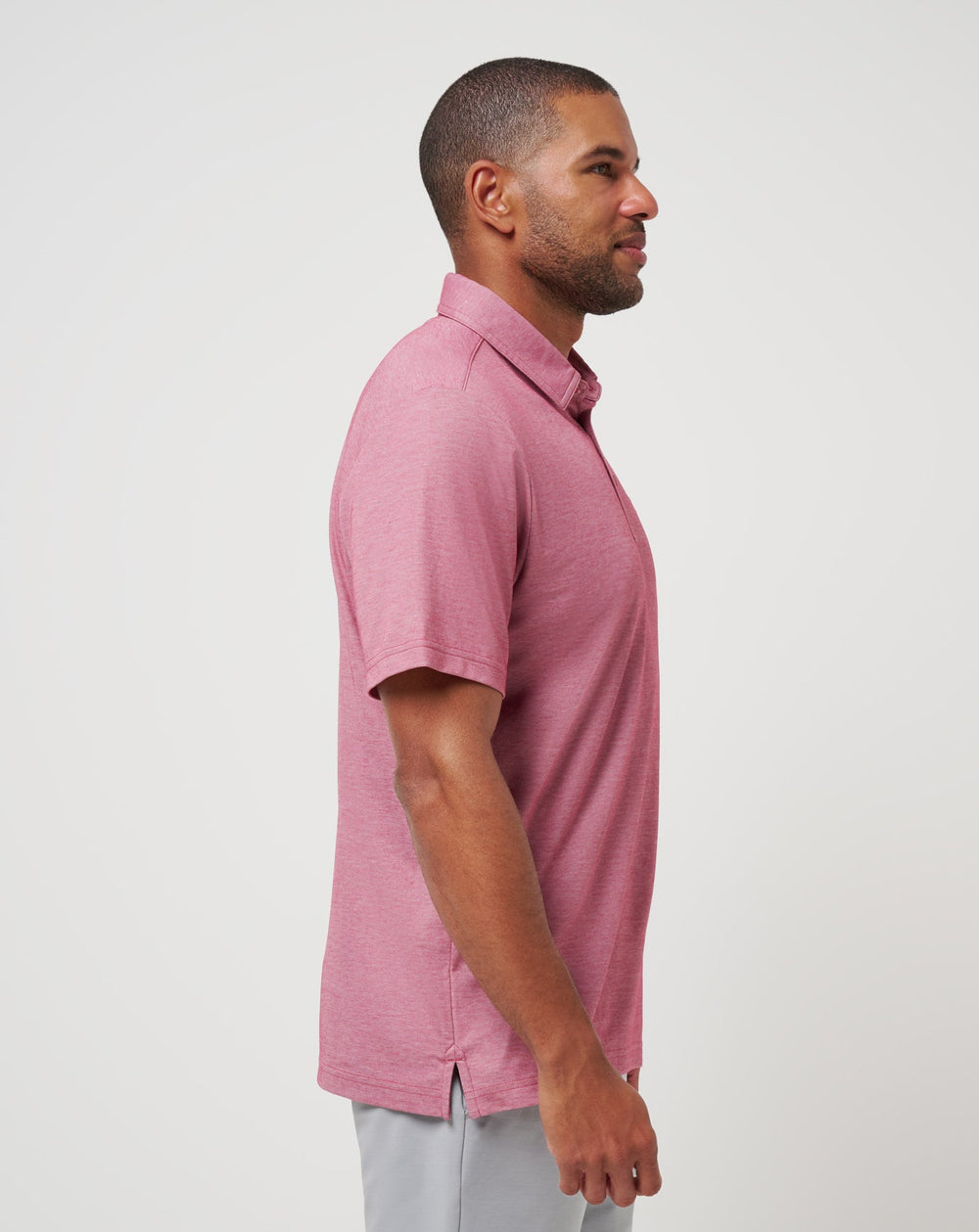 St Louis Cardinals Playoff Pitch Polo Men|New/Heather Red