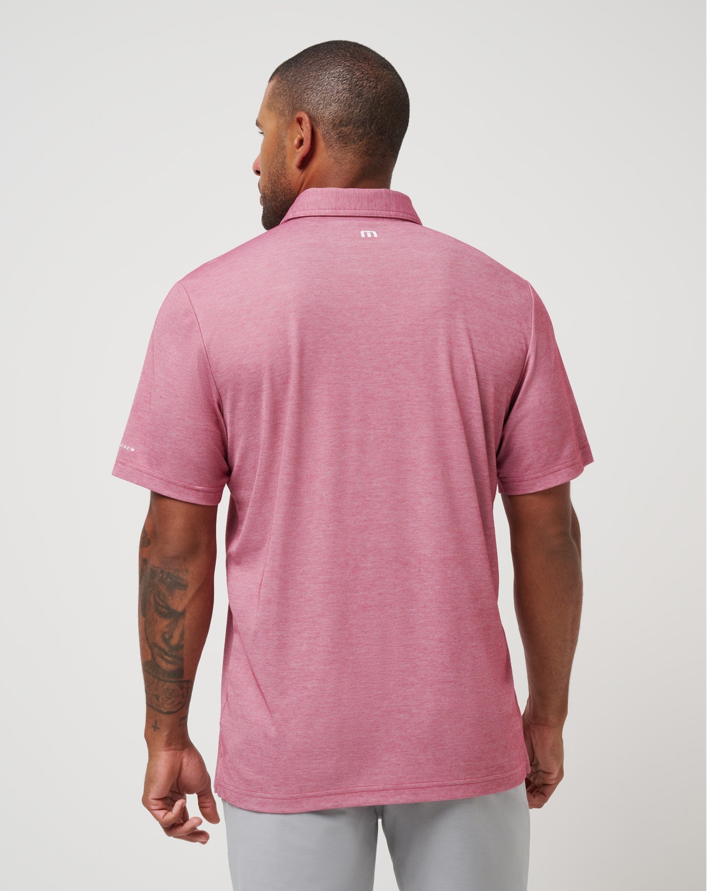 St Louis Cardinals Playoff Pitch Polo Men|New/Heather Red