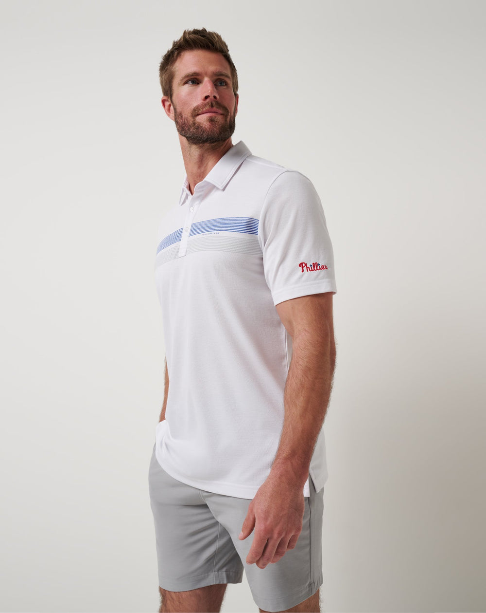 Philadelphia Phillies Top Recruit Polo Men|Game Day|New/White