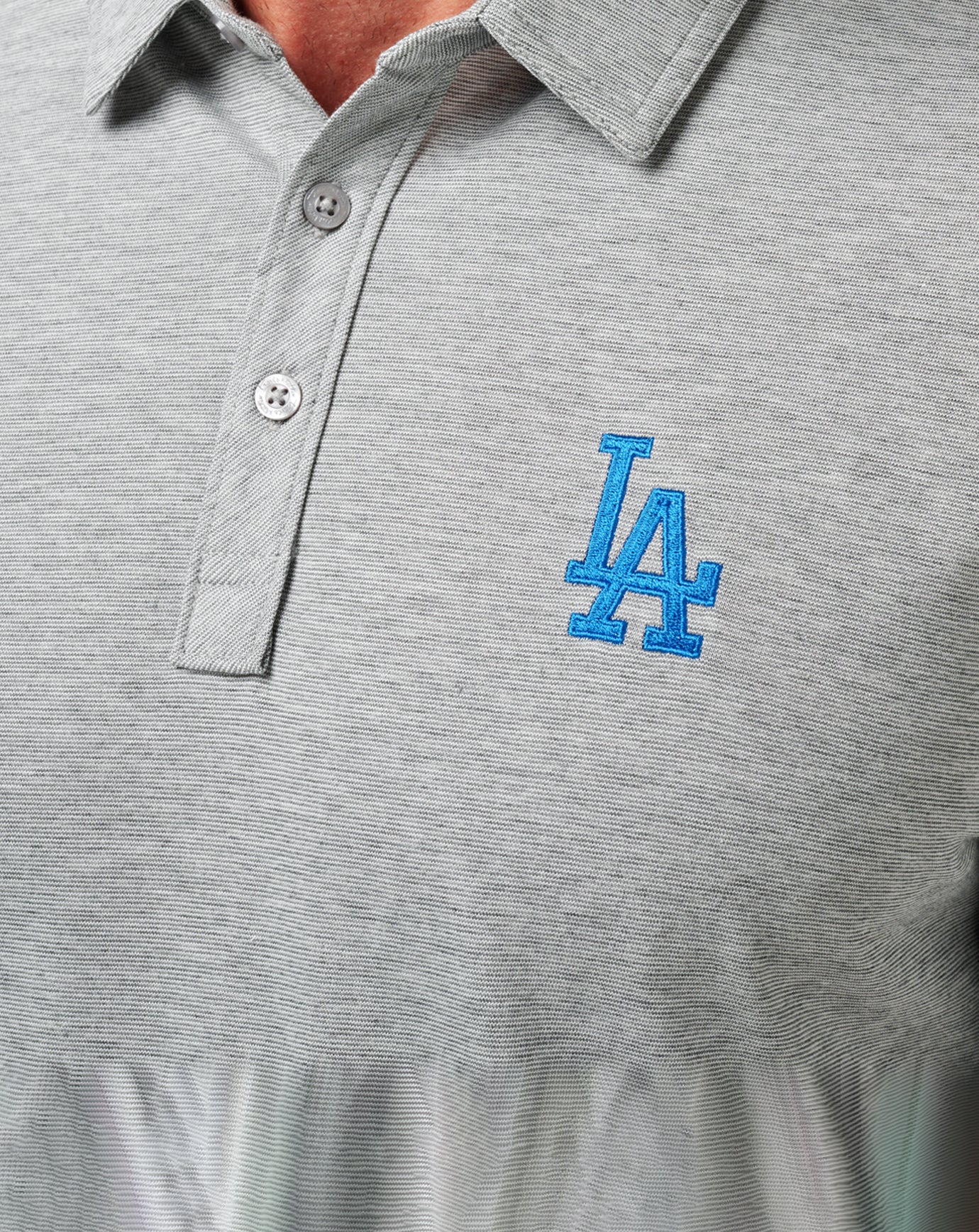 Los Angeles Dodgers The Zinna Polo Men|Game Day|New/Heather Grey