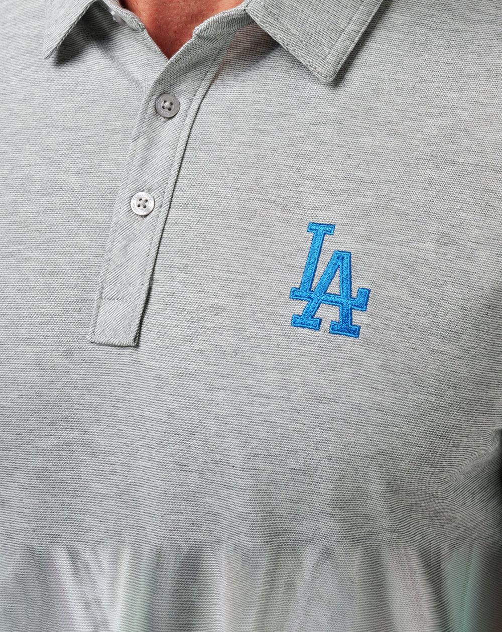 Los Angeles Dodgers The Zinna Polo Men|Game Day|New/Heather Grey