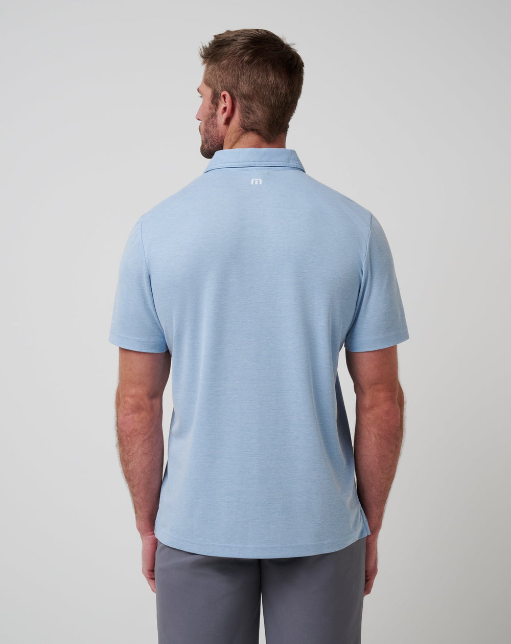 Chicago Cubs Playoff Pitch Polo Men|Game Day|New/Heather Blue