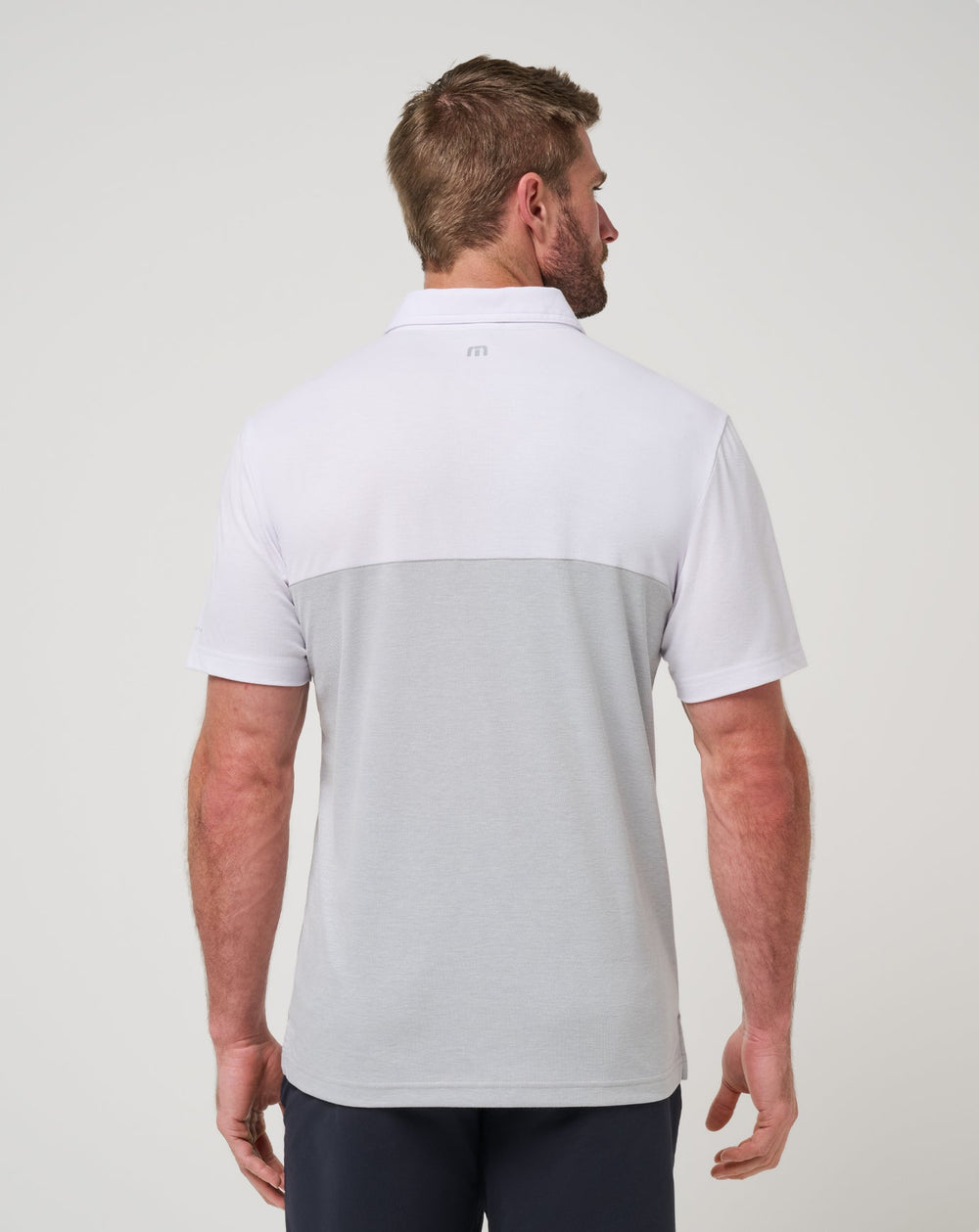 Iowa Drop Back Polo Men|Game Day|New/White/Heather Grey