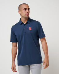 St Louis Cardinals Playoff Pitch Polo Men|New/Navy