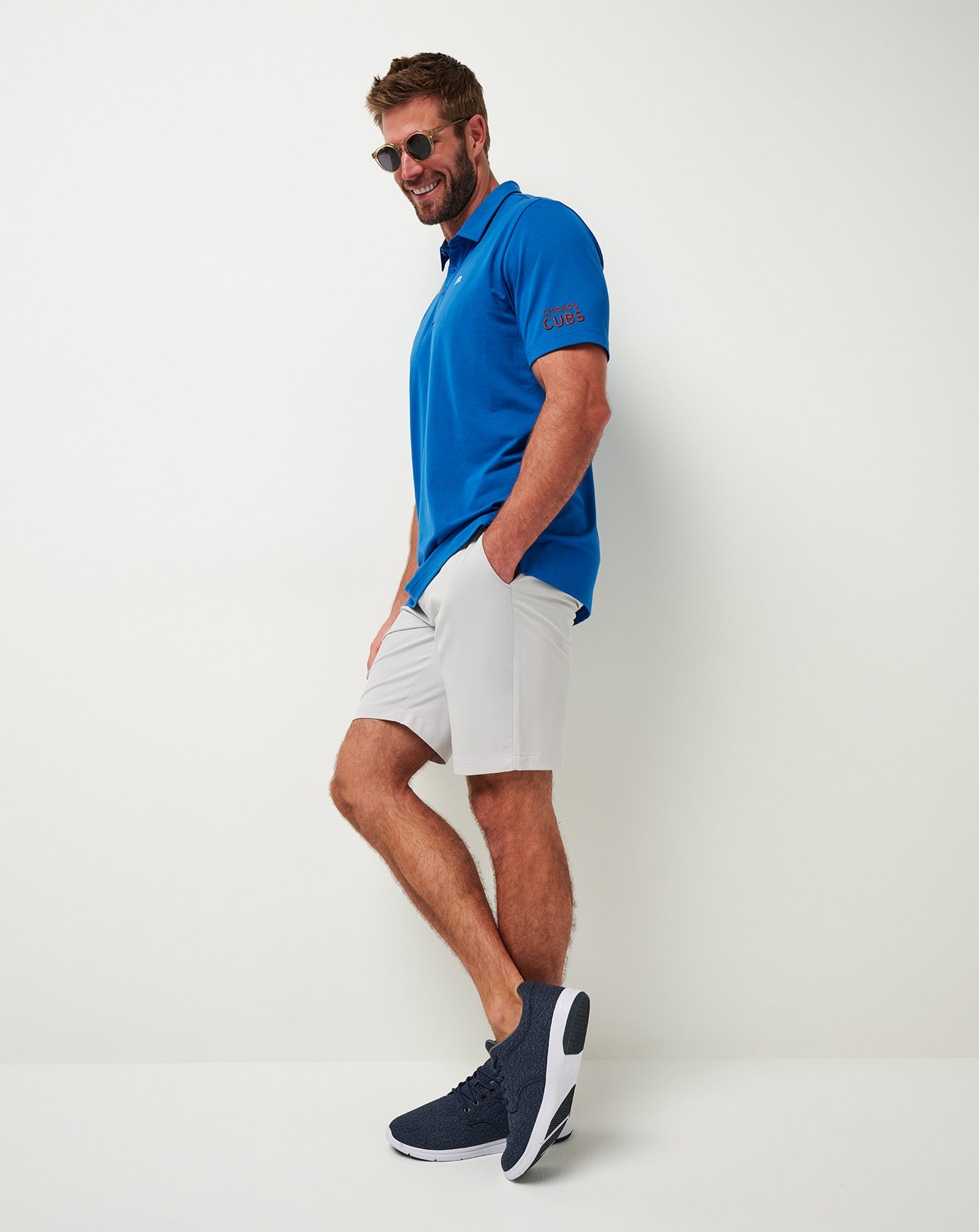 Chicago Cubs Club Rules Polo Men|Game Day|New/Classic Blue