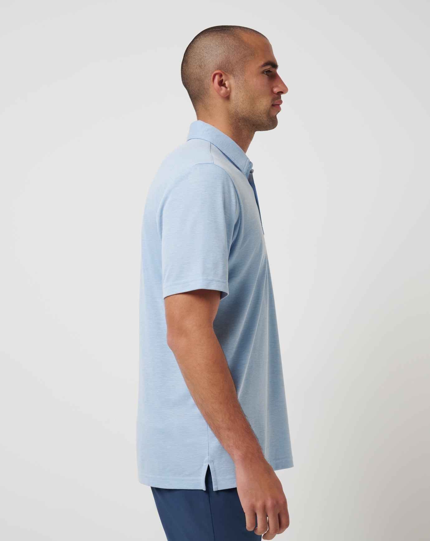 Kansas City Royals Playoff Pitch Polo Men|New/Heather Blue