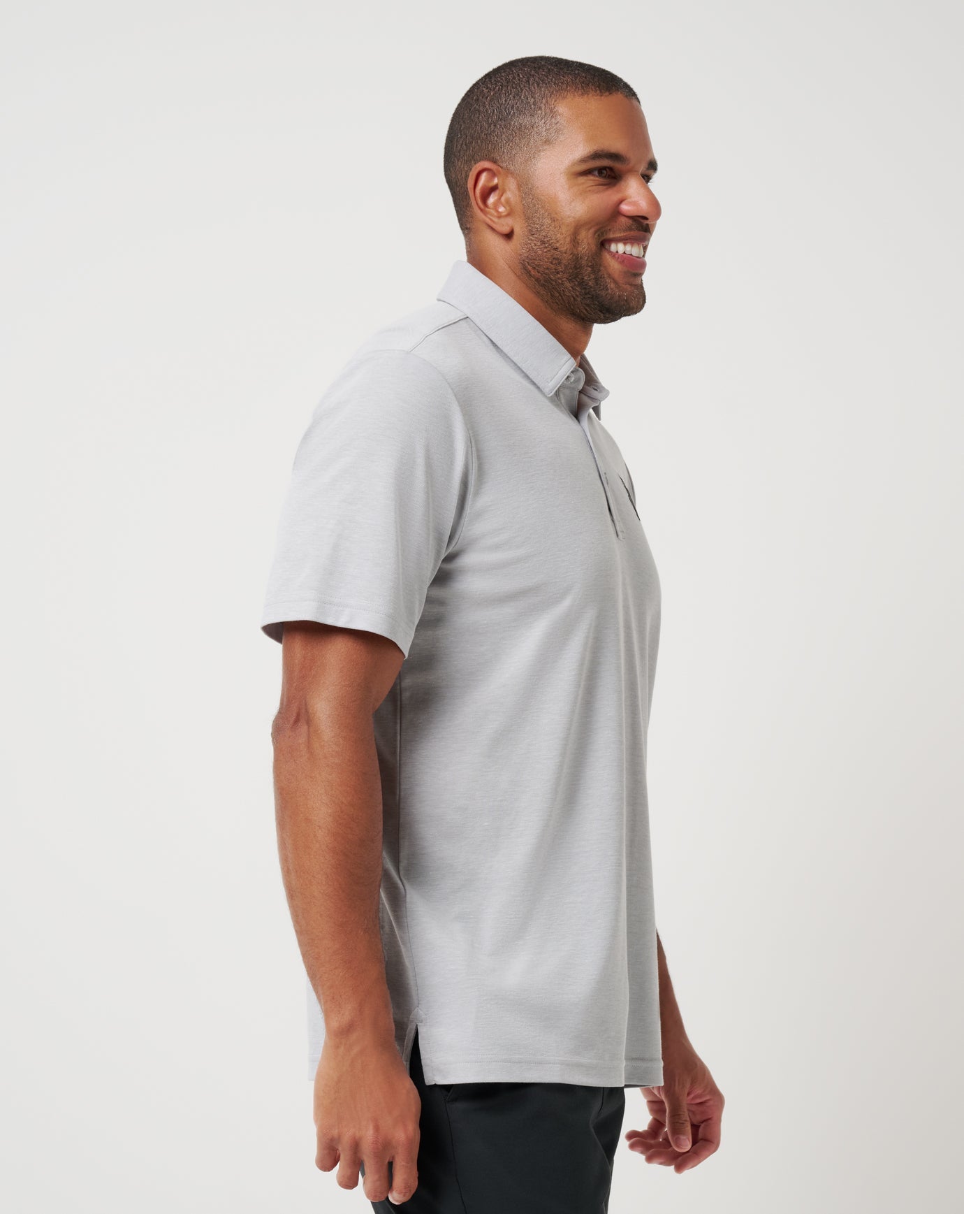 San Francisco Giants Playoff Pitch Polo Men|New/Heather Grey