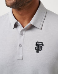 San Francisco Giants Playoff Pitch Polo Men|New/Heather Grey