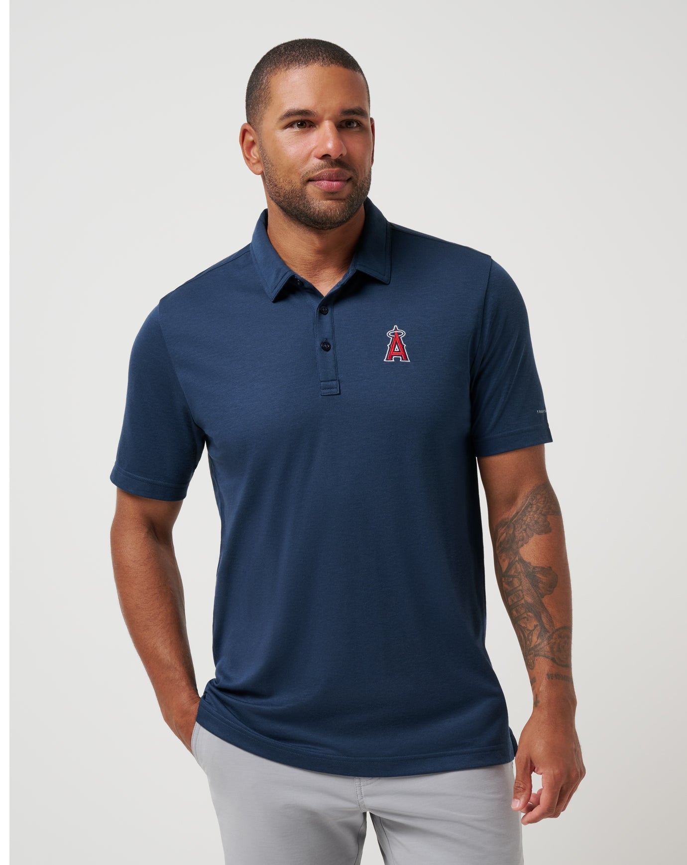 Los Angeles Angels Playoff Pitch Polo Men|New/Navy