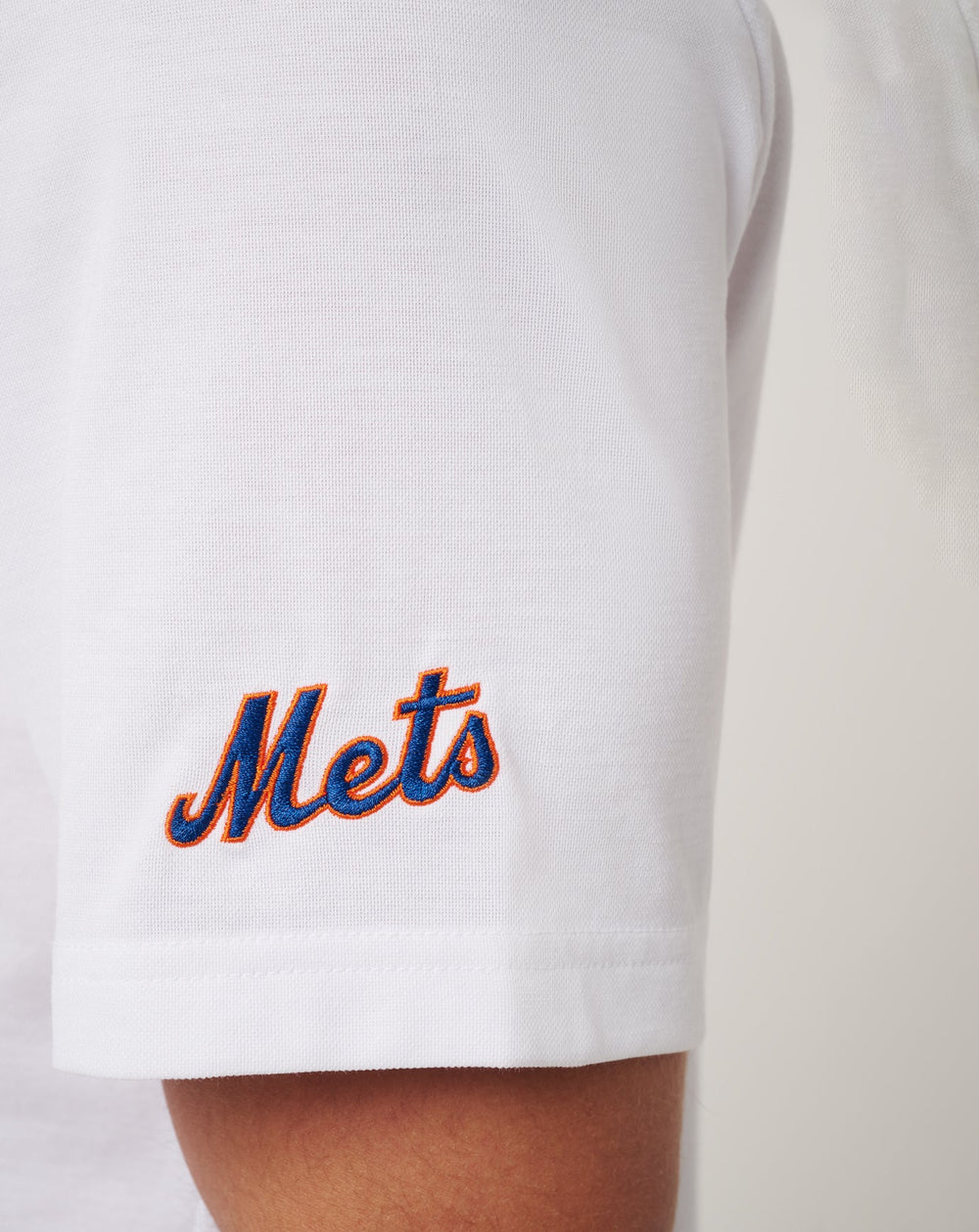 New York Mets Top Recruit Polo Men|New/White