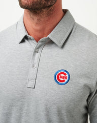 Chicago Cubs The Zinna Polo Men|Game Day|New/Heather Grey
