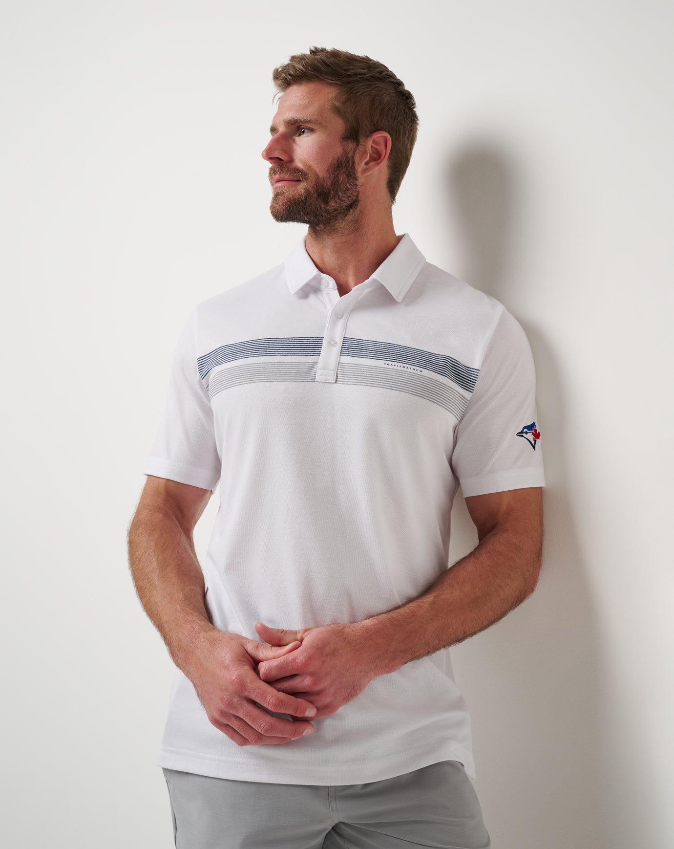 Toronto Blue Jays Top Recruit Polo Men|Game Day|New/White