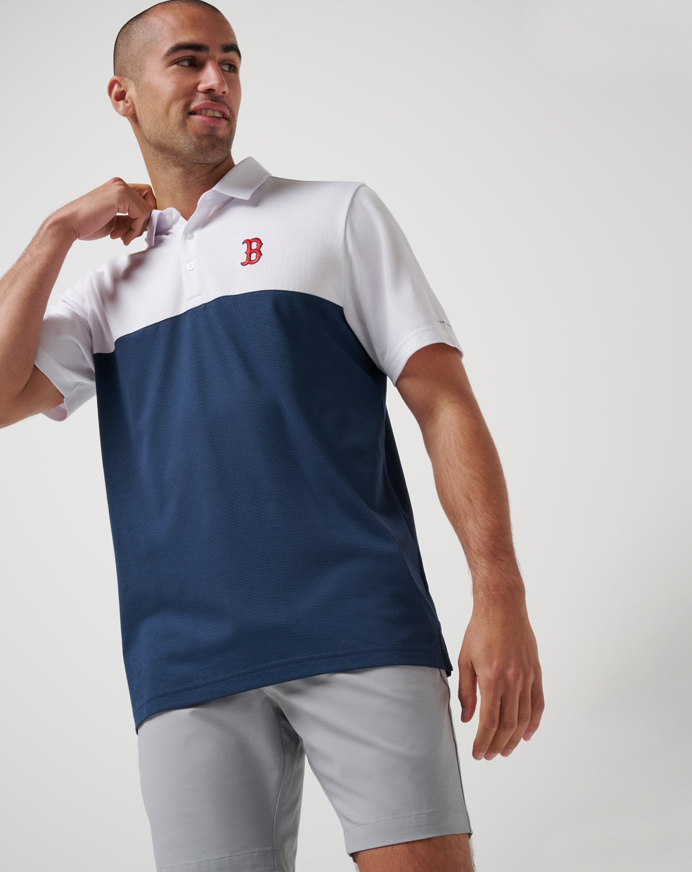 Boston Red Sox Home Run Leader Polo Men|Game Day|New/White/Navy