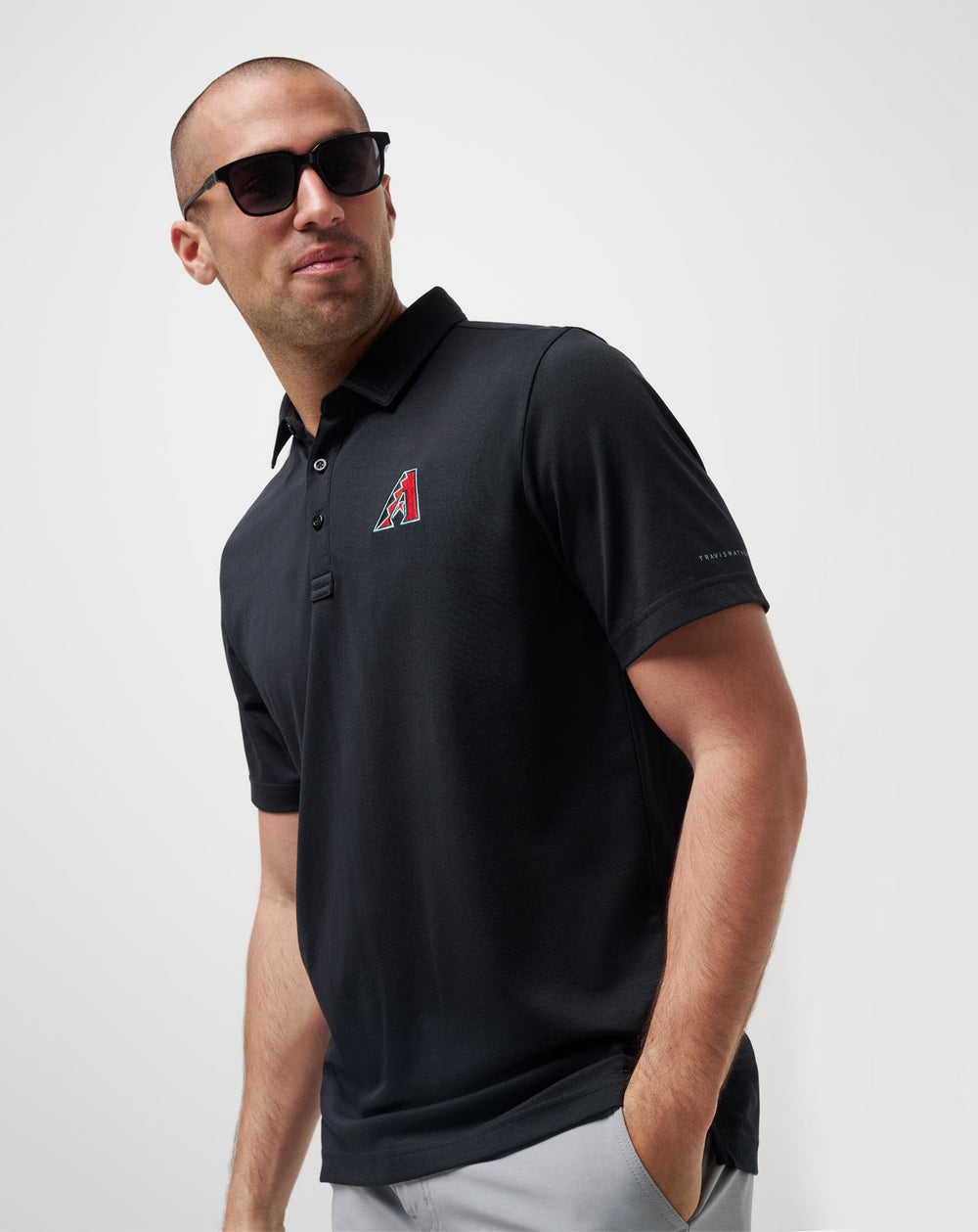 Arizona Diamondbacks Playoff Pitch Polo Men|New/Black