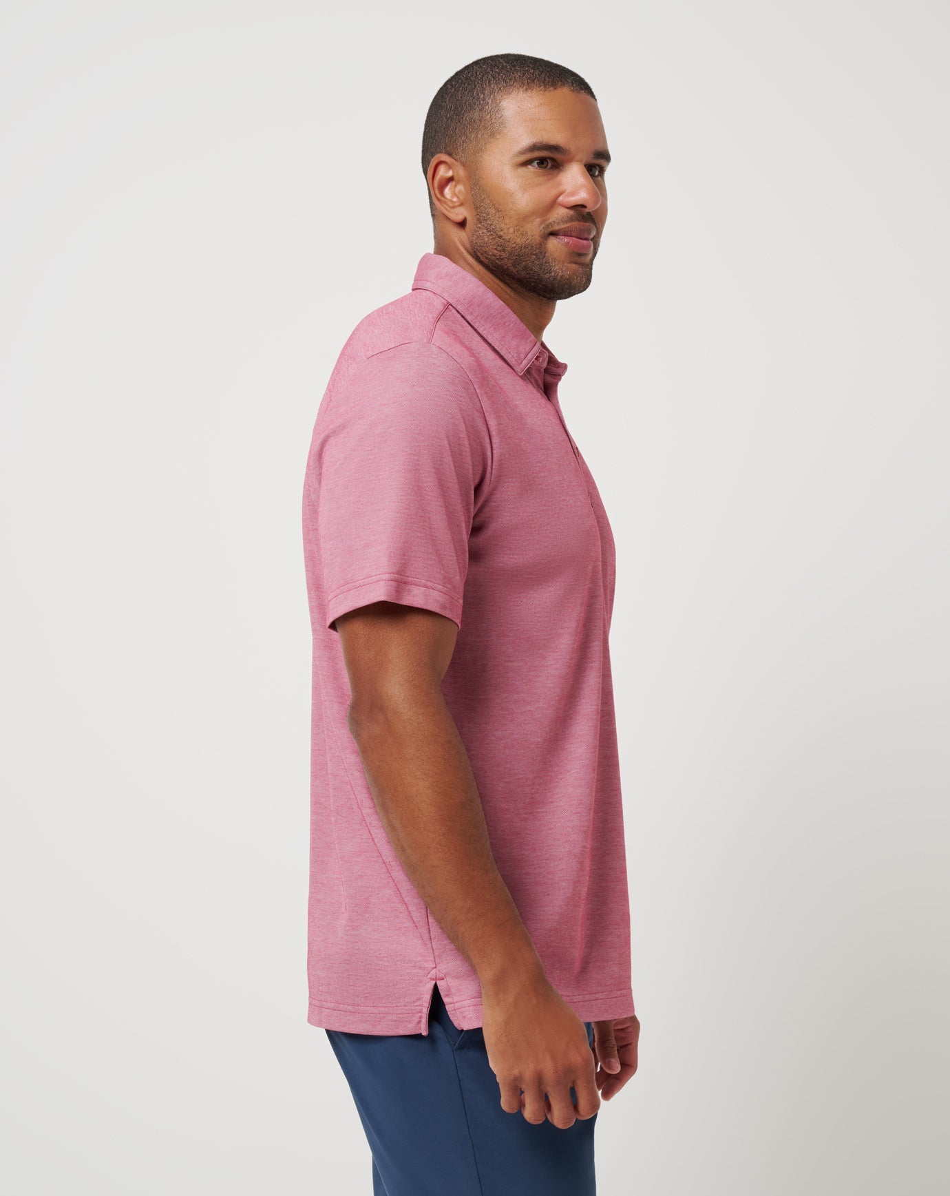 Los Angeles Angels Playoff Pitch Polo Men|New/Heather Red