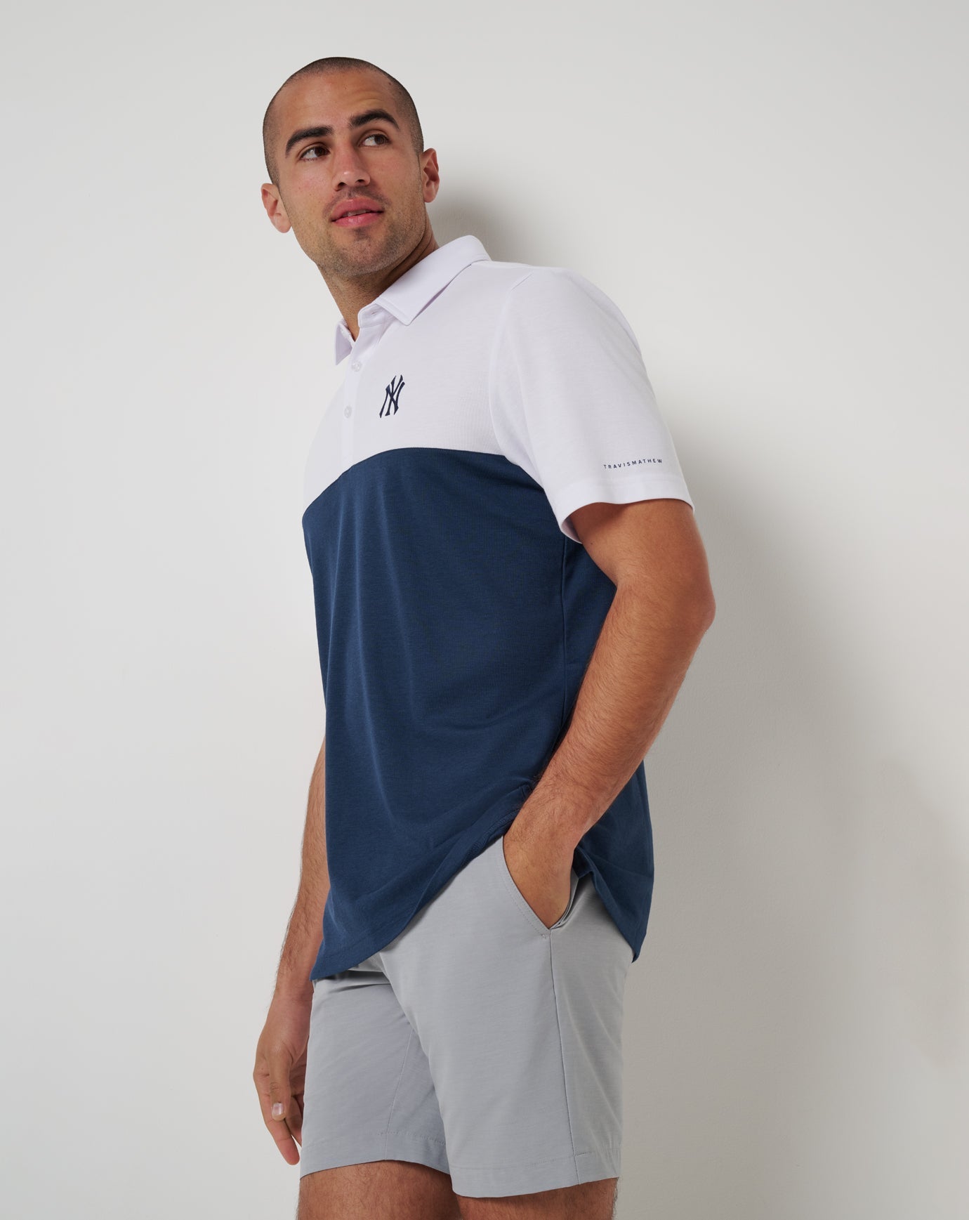New York Yankees Home Run Leader Polo Men|Game Day|New/White/Navy