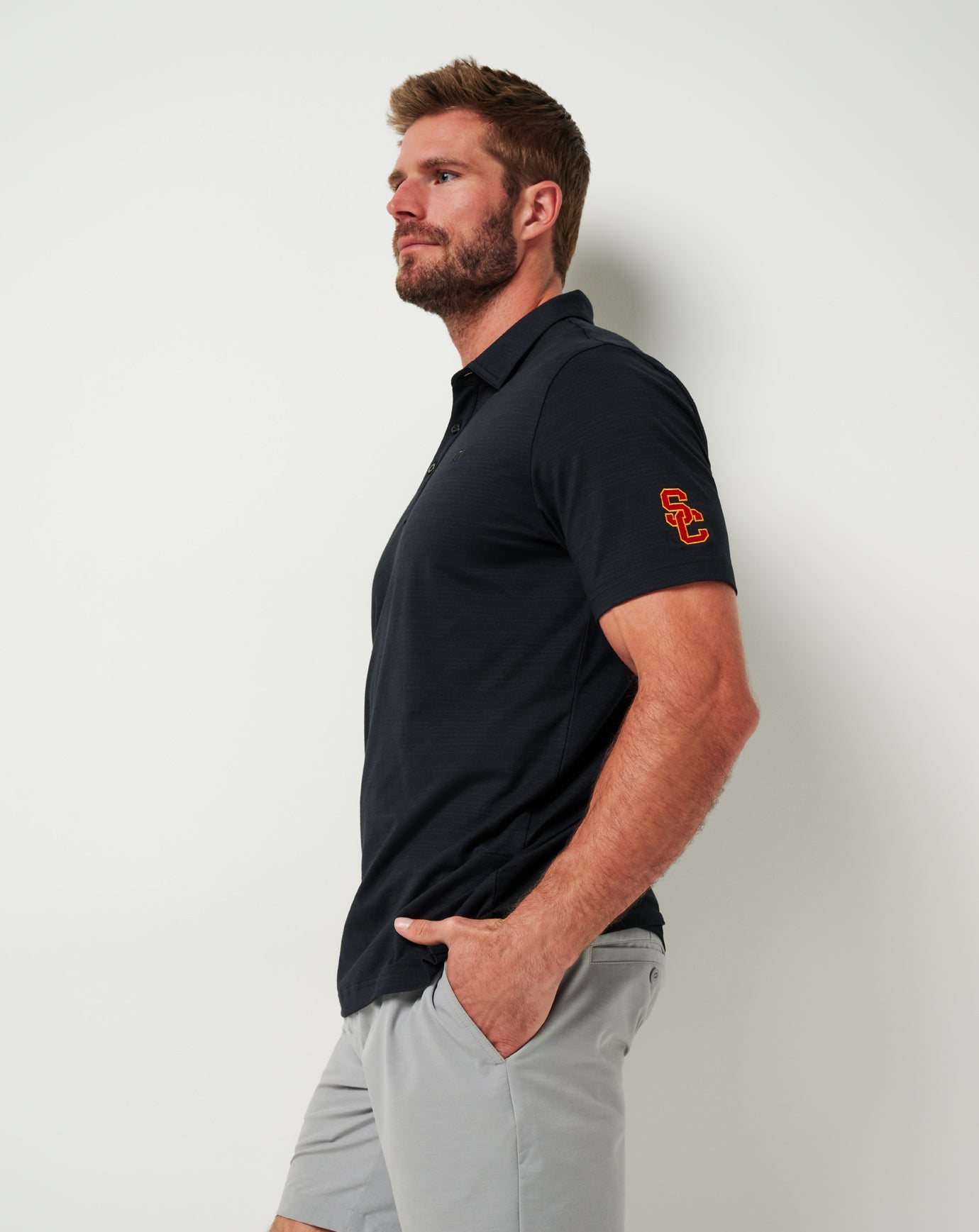 USC The Heater Polo Men|Game Day|New/Black