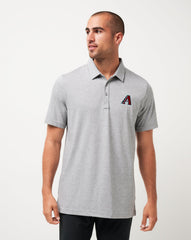 Arizona Diamondbacks The Zinna Polo Men|New/Heather Grey