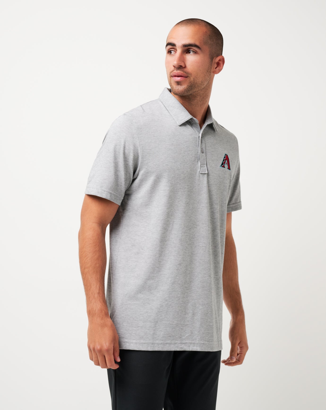 Arizona Diamondbacks The Zinna Polo Men|New/Heather Grey