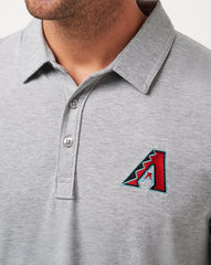 Arizona Diamondbacks The Zinna Polo Men|New/Heather Grey