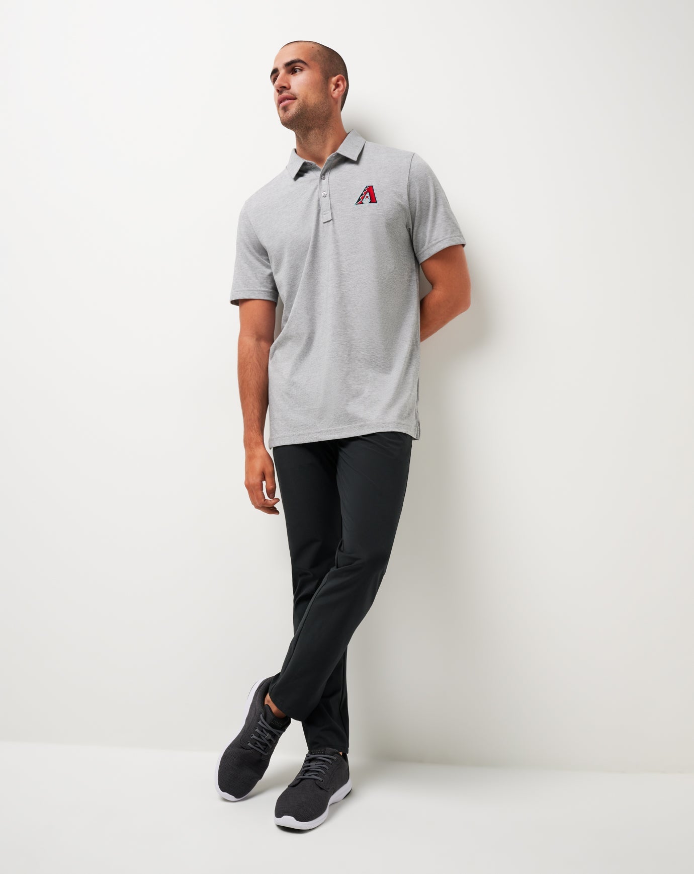 Arizona Diamondbacks The Zinna Polo Men|New/Heather Grey