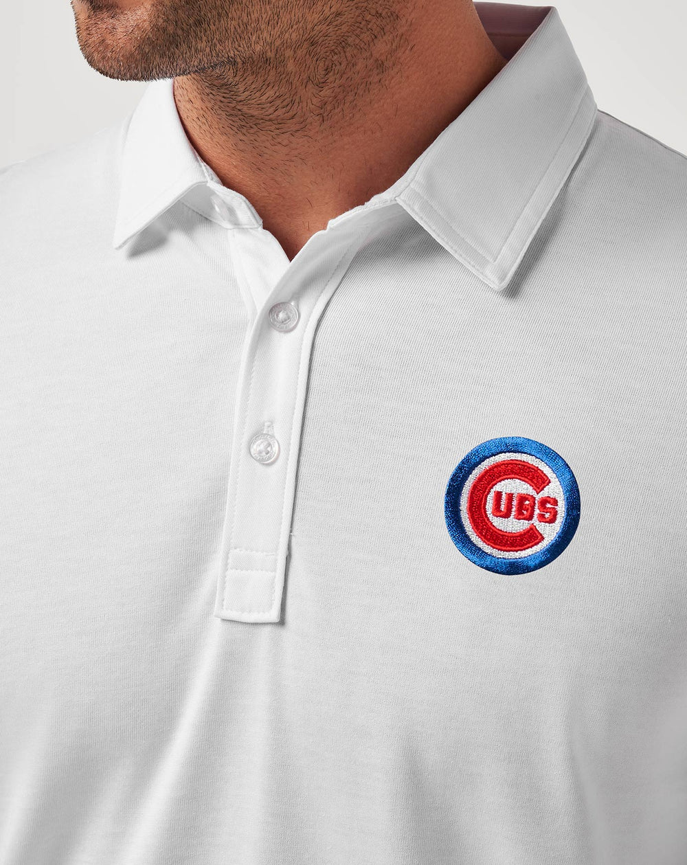 Chicago Cubs The Zinna Polo Men|Game Day|New/White