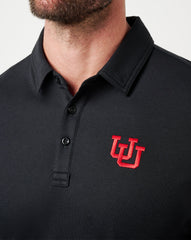 Utah School Pride Polo Men|New/Black