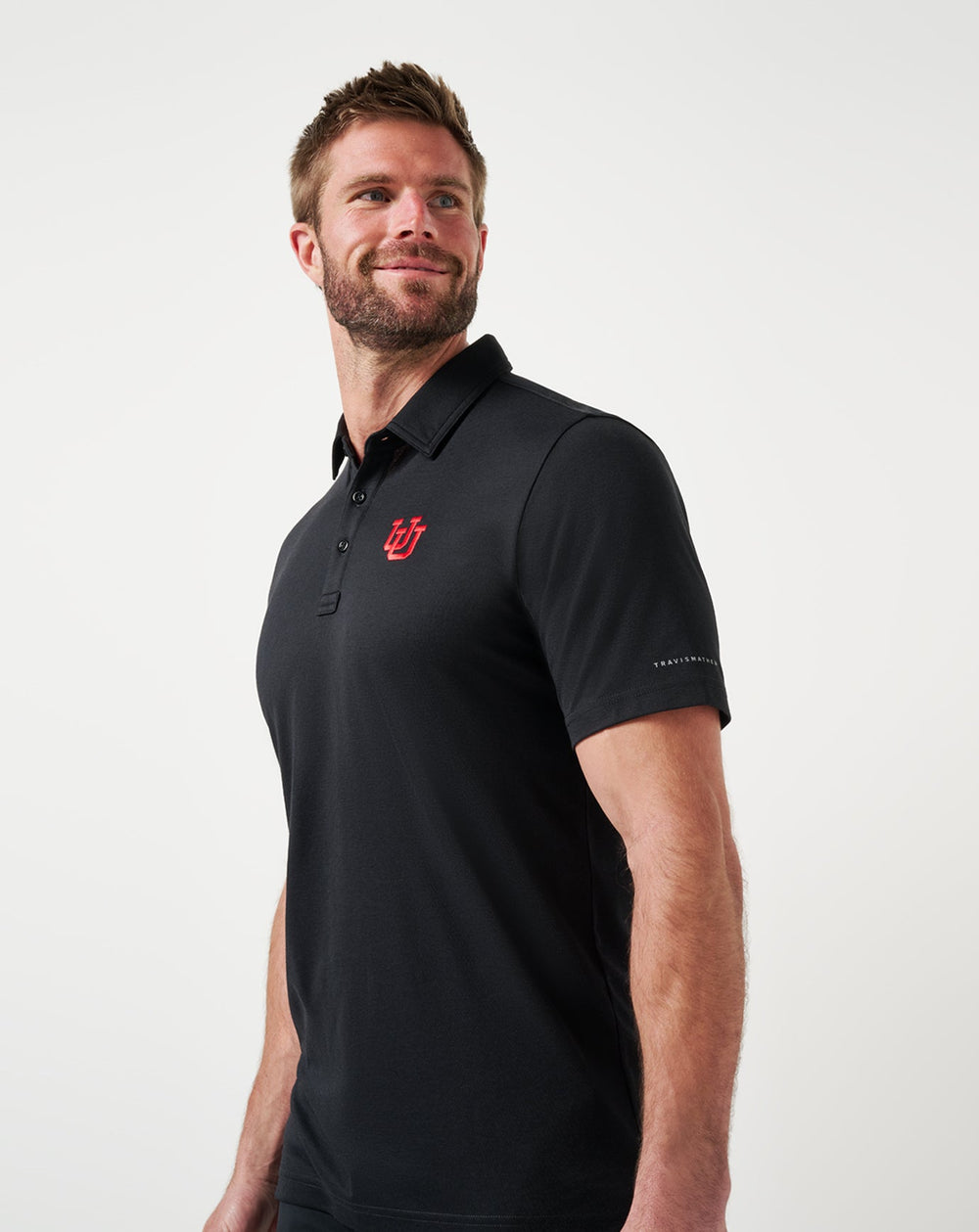 Utah School Pride Polo Men|New/Black