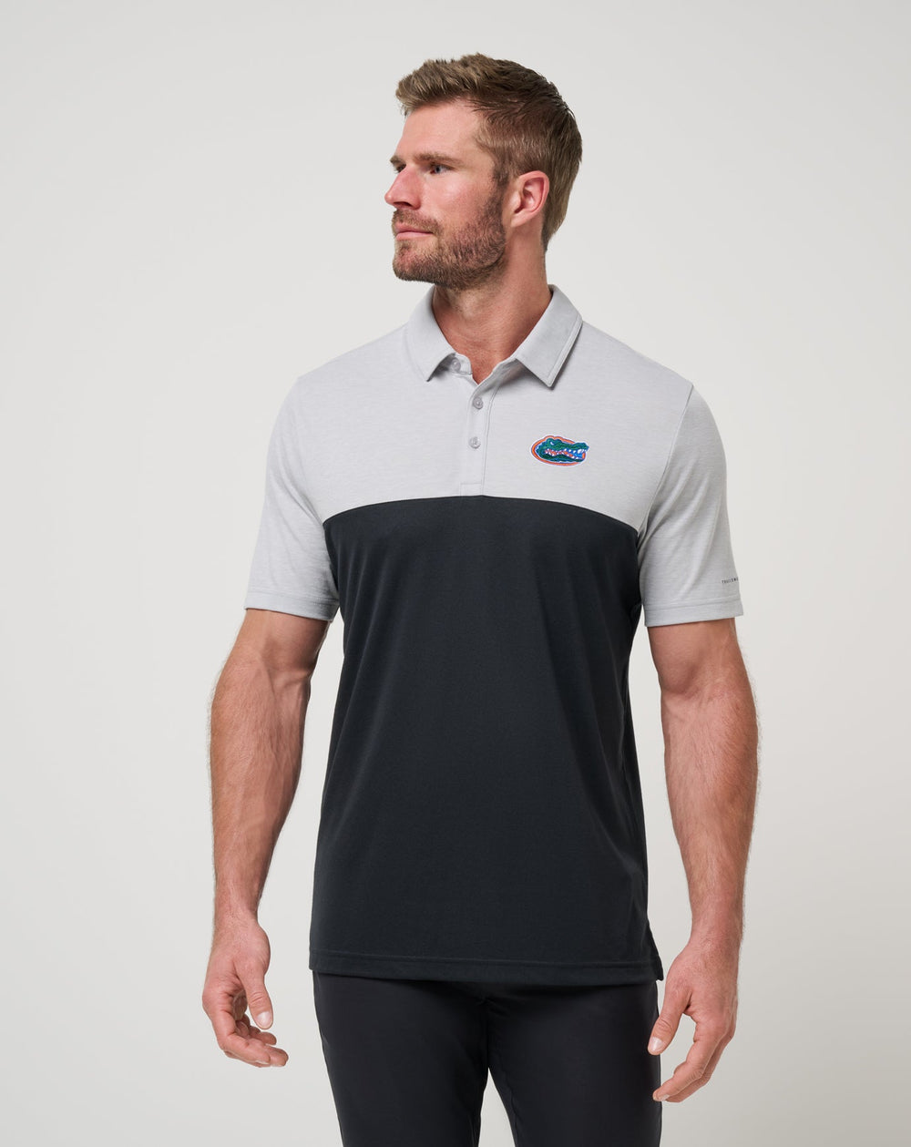 Florida Drop Back Polo Men|New/Heather Grey/Black