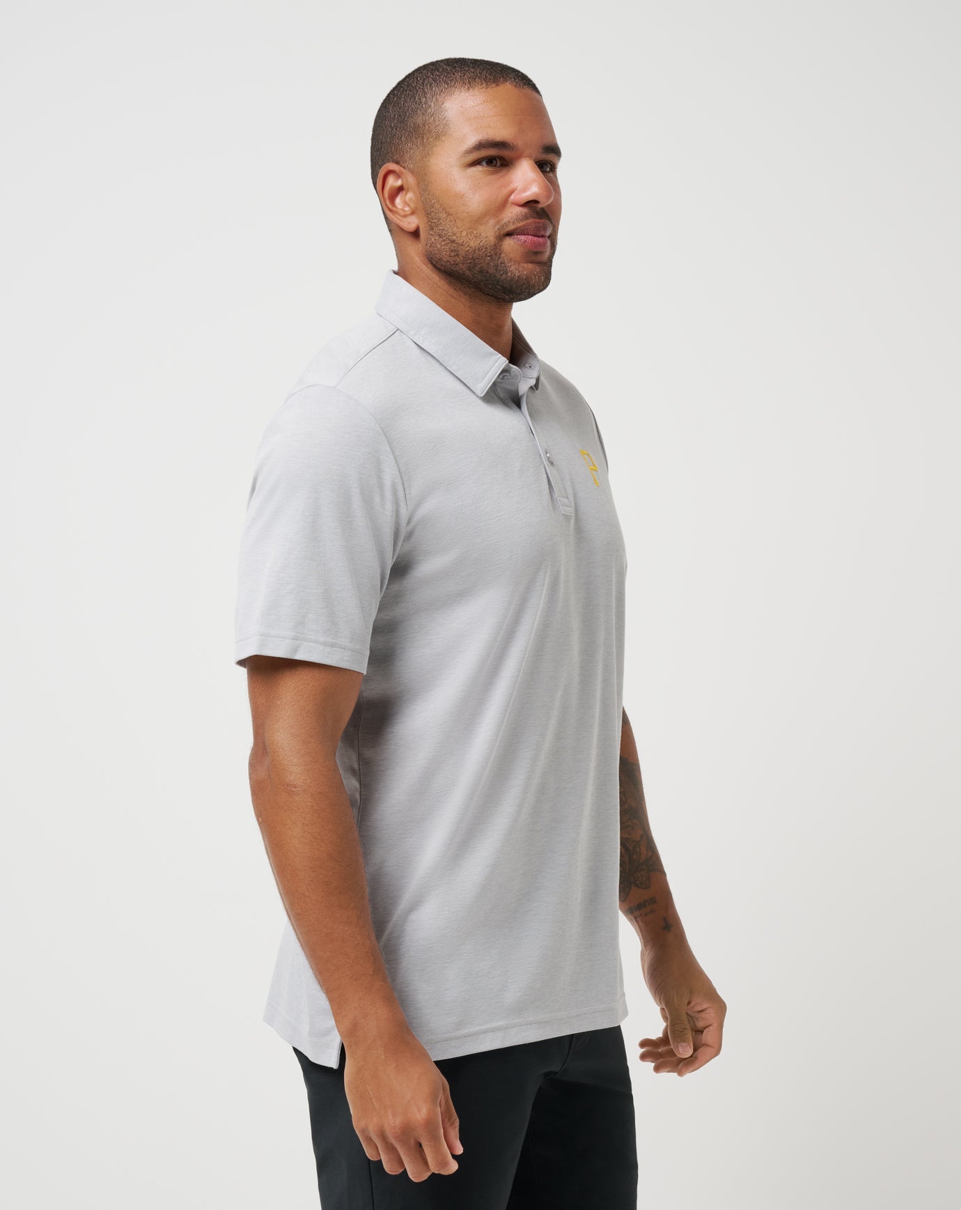 Pittsburgh Pirates Playoff Pitch Polo Men|New/Heather Grey