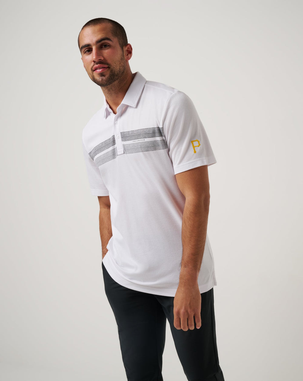 Pittsburgh Pirates Top Recruit Polo Men|New/White