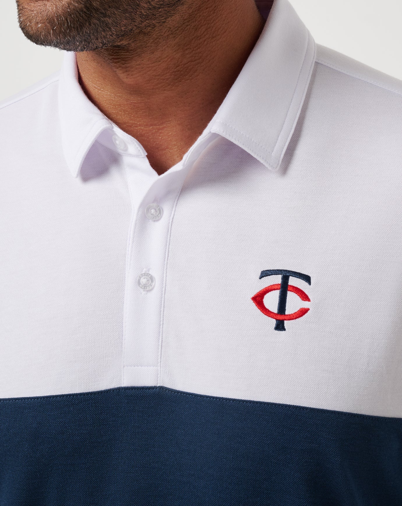 Minnesota Twins Home Run Leader Polo Men|New/White/Navy