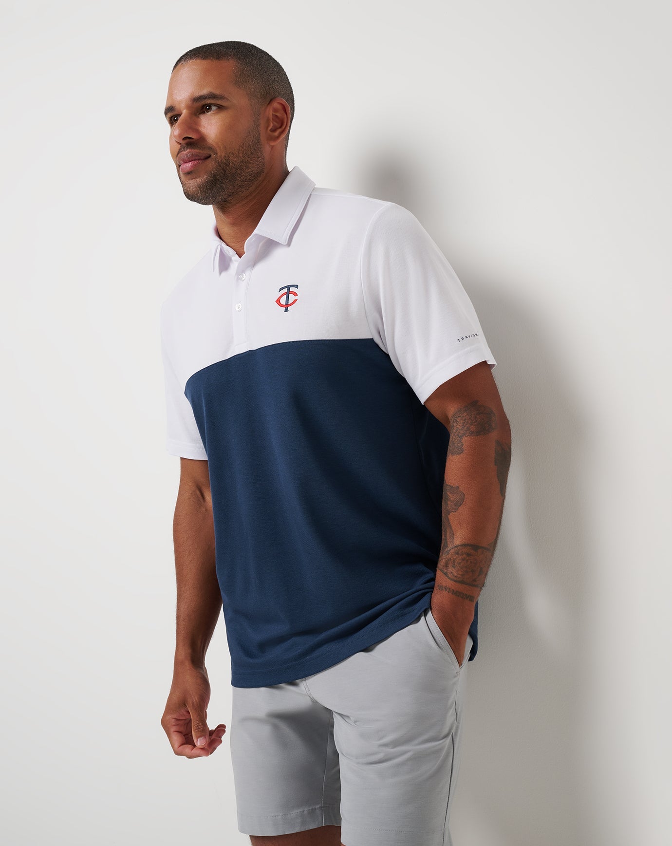 Minnesota Twins Home Run Leader Polo Men|New/White/Navy