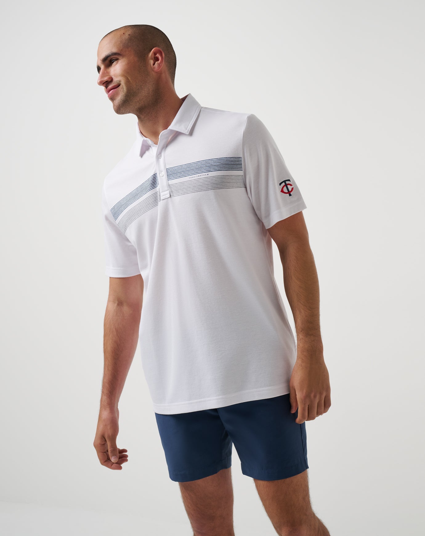 Minnesota Twins Top Recruit Polo Men|New/White