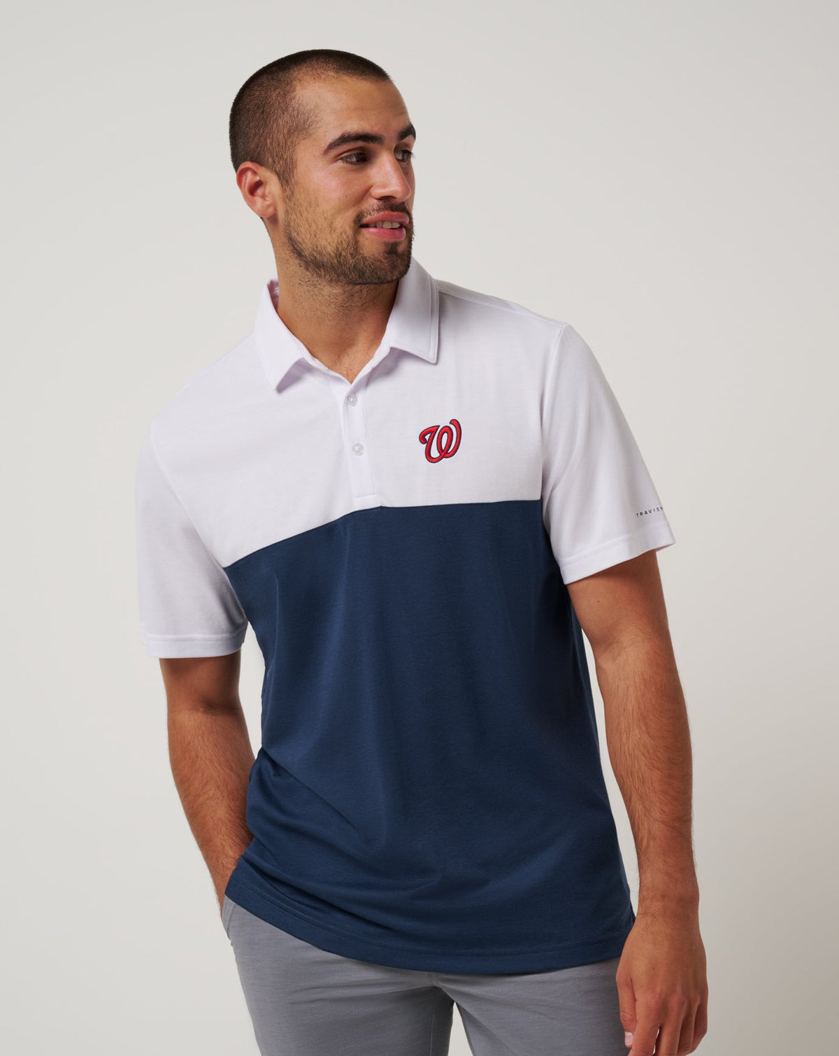 Washington Nationls Home Run Leader Polo Men|New/White/Navy