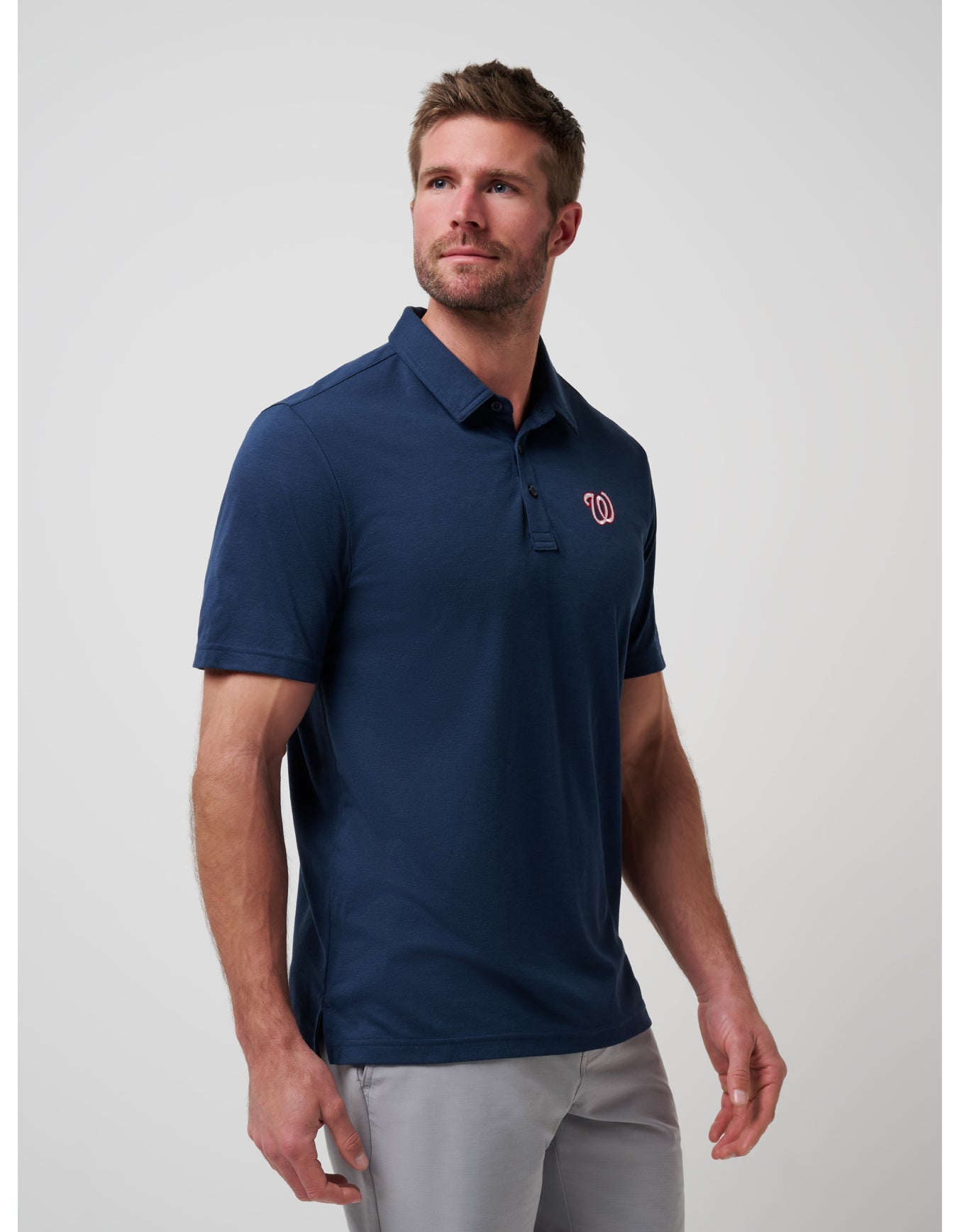 Washington Nationals Playoff Pitch Polo Men|New/Navy