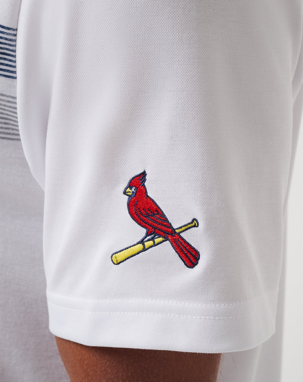 St Louis Cardinals Top Recruit Polo Men|New/White