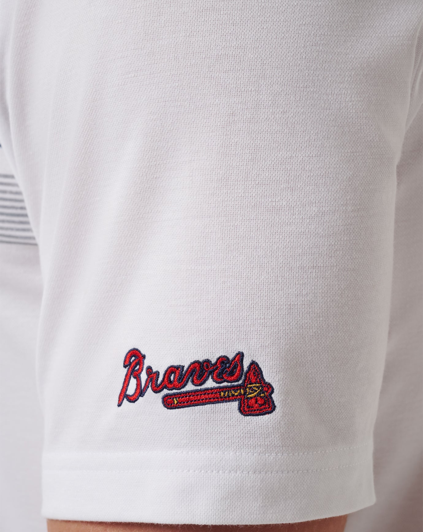 Atlanta Braves Top Recruit Polo Men|New/White