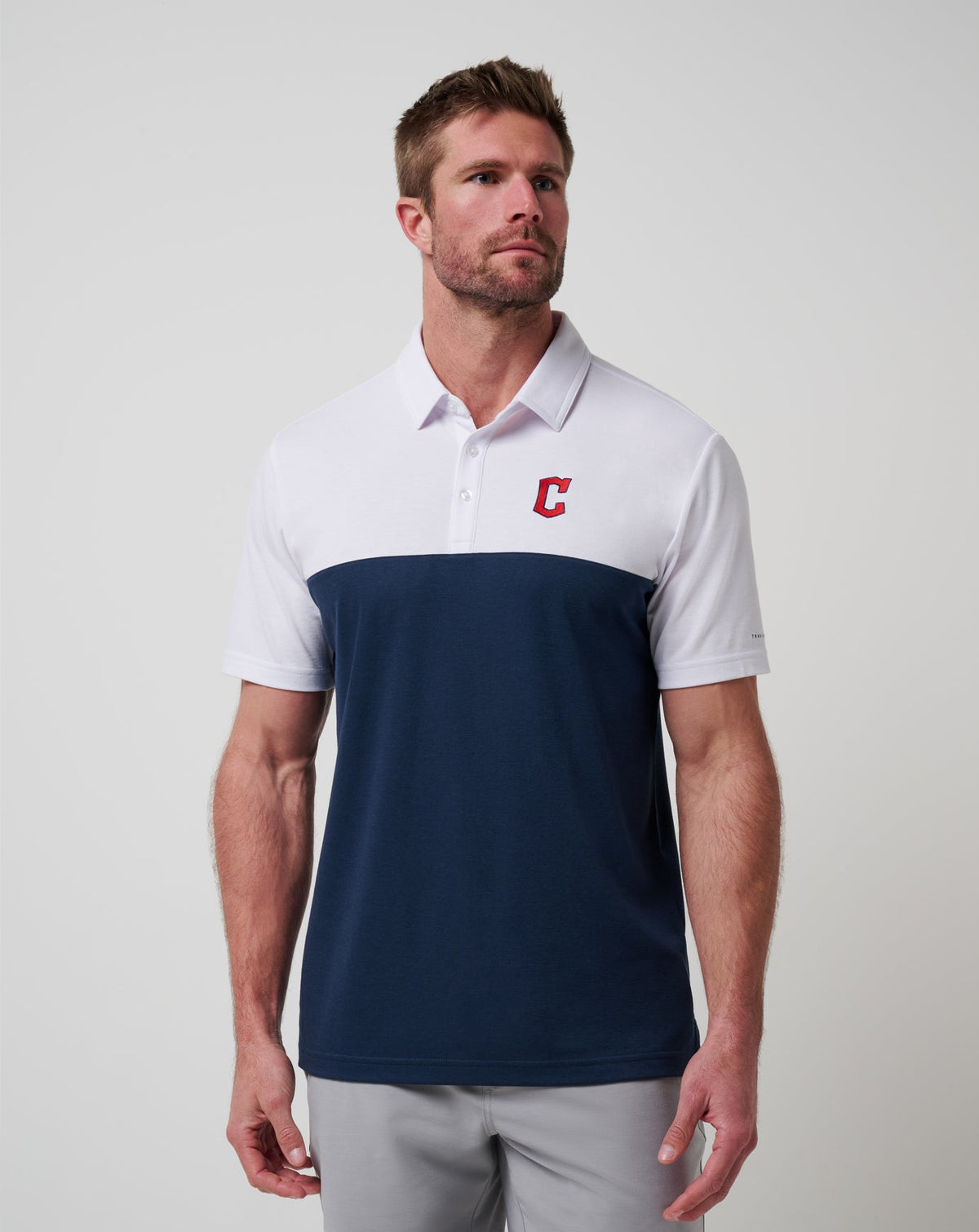 Cleveland Guardians Home Run Leader Polo Men|Game Day|New/White/Navy