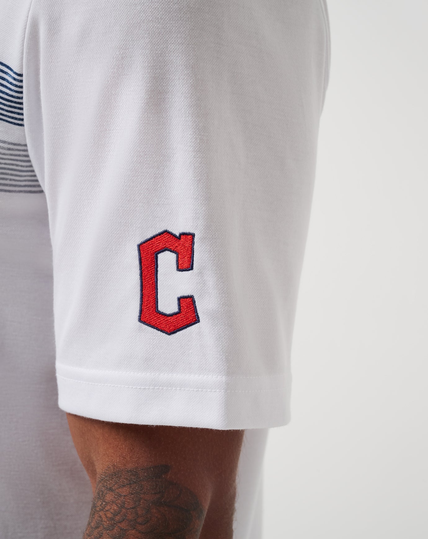 Cleveland Guardians Top Recruit Polo Men|Game Day|New/White